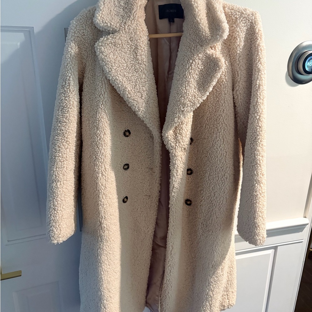 J. Crew Women's Beige Teddy Jacket